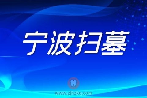 宁波清明节扫墓预约2022